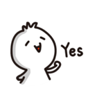 Emoticon-Little White(daily)（個別スタンプ：21）