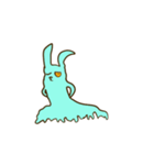 溶けてくウサギ（個別スタンプ：20）