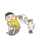 Funky Troupe: my buddy Kenny the Goose（個別スタンプ：4）