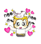 >> Hello my name is MaMa << Love bird>>（個別スタンプ：7）