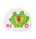 draw frog fun（個別スタンプ：10）