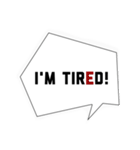 I SAY(吹き出し)（個別スタンプ：2）