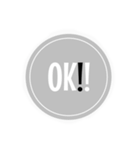 I SAY(吹き出し)（個別スタンプ：3）