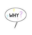 I SAY(吹き出し)（個別スタンプ：24）