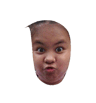 crazy faces（個別スタンプ：7）