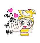 Hi！>> Miss. Sayo << Love Bird..^_^（個別スタンプ：4）