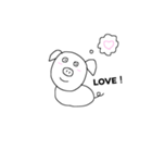 「 ブタさん 」（個別スタンプ：1）
