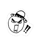 B-W（個別スタンプ：4）