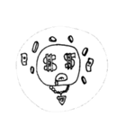 B-W（個別スタンプ：6）
