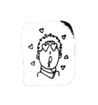 B-W（個別スタンプ：8）