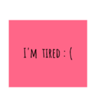 Classic Text（個別スタンプ：3）