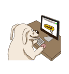 Very good, dog. - End of the month（個別スタンプ：7）