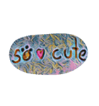 The cute cat front（個別スタンプ：8）