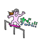 ガールズ スケーター スタンプ（個別スタンプ：10）