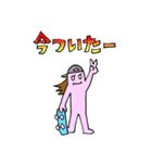 ガールズ スケーター スタンプ（個別スタンプ：19）