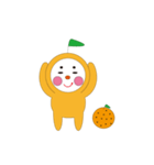 うごくかぶりみかん（個別スタンプ：1）