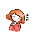 orange color（個別スタンプ：3）