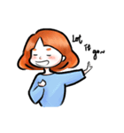 orange color（個別スタンプ：6）