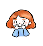 orange color（個別スタンプ：7）