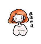 orange color（個別スタンプ：11）