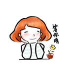 orange color（個別スタンプ：12）