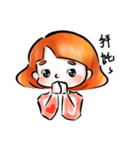 orange color（個別スタンプ：31）