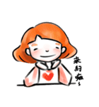 orange color（個別スタンプ：33）