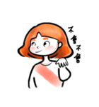 orange color（個別スタンプ：37）