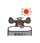 いとしのイヌっコロ。（個別スタンプ：9）