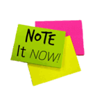 Note it now！（個別スタンプ：1）
