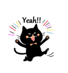 Cute Black Kitten (English ver.)（個別スタンプ：10）