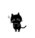 Cute Black Kitten (English ver.)（個別スタンプ：12）