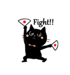 Cute Black Kitten (English ver.)（個別スタンプ：18）