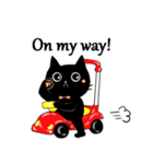Cute Black Kitten (English ver.)（個別スタンプ：19）