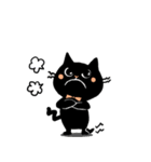 Cute Black Kitten (English ver.)（個別スタンプ：28）