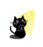 Cute Black Kitten (English ver.)（個別スタンプ：29）