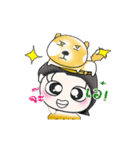 ...Miss. Sayaka. Love Dog..！！（個別スタンプ：19）