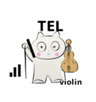 orchestra Violin traditional Chinese（個別スタンプ：14）
