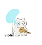 orchestra Violin traditional Chinese（個別スタンプ：35）