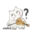 orchestra Violin traditional Chinese（個別スタンプ：39）