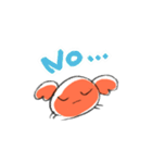 かにしゃん。（個別スタンプ：3）