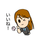 カワイイ制服女子だよ！2（個別スタンプ：10）