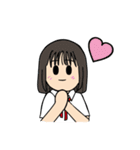 カワイイ制服女子だよ！2（個別スタンプ：11）