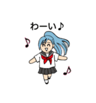 カワイイ制服女子だよ！2（個別スタンプ：13）