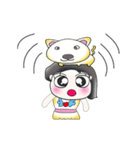 Miss. Hana. Love dog..^^！！（個別スタンプ：21）