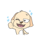 BOBO CUTE BROWN DOG（個別スタンプ：1）
