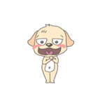 BOBO CUTE BROWN DOG（個別スタンプ：3）