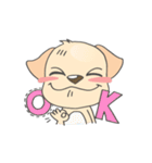 BOBO CUTE BROWN DOG（個別スタンプ：8）