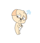 BOBO CUTE BROWN DOG（個別スタンプ：15）