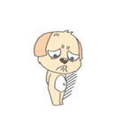 BOBO CUTE BROWN DOG（個別スタンプ：19）
